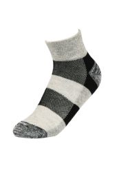 120 Wholesale Sofra Women's Half Cushion Quarter Socks 9-11