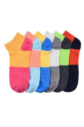 216 Units of Spak L.weight Spandex Socks 0-12 - Girls Ankle Sock