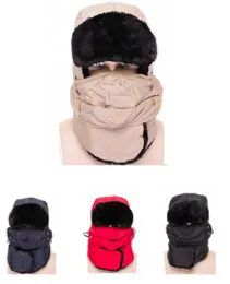 72 Wholesale Hooded Hat With Face Covering And Faux Fur