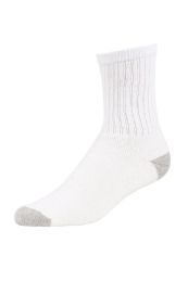 120 Units of Top Pro Men's Sports Crew Socks 9-11 - Mens Ankle Sock