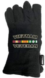 12 Wholesale Vietnam Veteran Man Fleece Glove