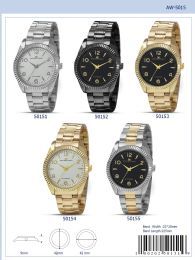 12 Wholesale Men's Watch - 50151 assorted colors