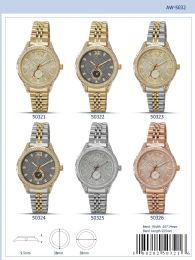 12 Wholesale Ladies Watch - 50325 assorted colors