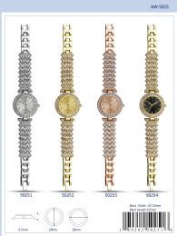 12 Wholesale Ladies Watch - 50254 assorted colors