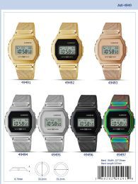 12 of Digital Watch - 49497 assorted colors