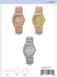 12 Wholesale Ladies Watch - 50392 assorted colors