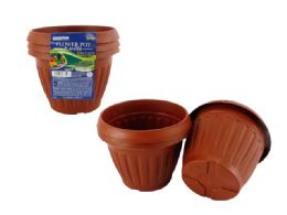 24 of 3pc Flower Pots Planters