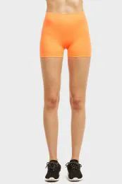 144 Wholesale Mopas Ladies Nylon 10" LeggingS-N.orange