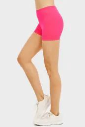 144 Pieces Mopas Ladies Nylon 10" LeggingS-N.pink - Womens Leggings