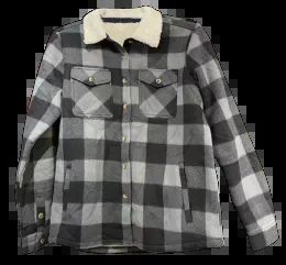 12 Wholesale Ladies Plaid Long Sleeve Button Down Shirt Dark Grey 12/cs (2X-4x)