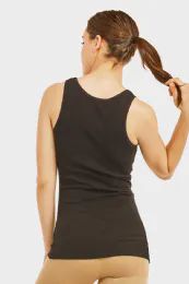 72 Pieces Sofra Ladies A-ShirtS-Black - Womens Camisoles & Tank Tops