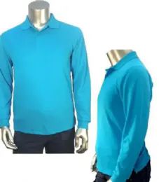 12 Wholesale Men's Fashion Solid Polo Shirt Pique Fabric Cotton