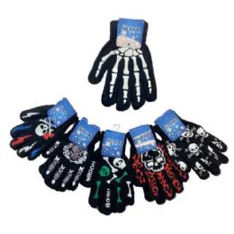36 Wholesale Boy's Knitted Gloves