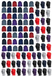 96 Sets Yacht & Smith Women's 2 Piece Hat And Gloves Set In Assorted Colors - Winter Sets Scarves , Hats & Gloves