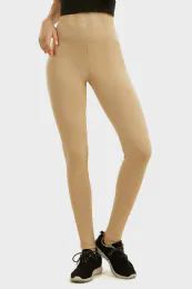48 Wholesale Sofra Ladies Cotton Leggings Size S