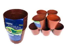 24 Wholesale 10pc Flower Pot Planter