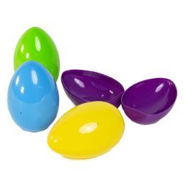 24 Bulk Easter Egg Shape Container 4ast