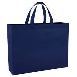 100 Wholesale Non Woven Tote Bag 18 X 14 Navy