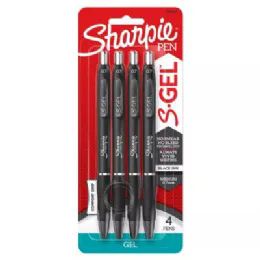 36 Bulk Shrp Gel Pens 0.7mm Black 4 ct