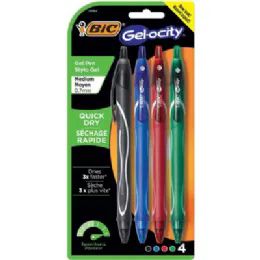 36 Units of Gelocity Quick Dry Asst 4pk - Pens & Pencils
