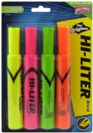 36 Units of Hiliter 4 Pk Asst - Highlighter