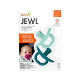 24 Bulk Jewl Newborn Silicone Pacifier