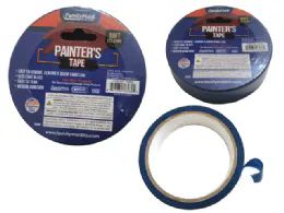 24 Wholesale Painter Masking Tape Blue