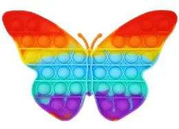 36 Units of Rainbow Butterfly Pop It Toy - Novelty Toys