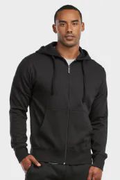 12 Pieces Et Tu Men's Lightweight Fleece Zipper Hoodie Size M - Men's Winter Jackets