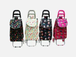 10 Pieces Satin Shopping Trolley Bag With Wheel - Shopping Cart Liner