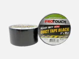 48 Pieces Duct Tape Black 2inchx10yd - Tape & Tape Dispensers