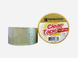 48 Wholesale 2inch X 50 Yd Clear Opp Tape