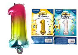 288 Wholesale 1 Number Balloon