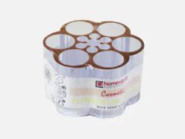 12 Pieces Flower Makeup Organizer Rose Gold - Cosmetic Cases