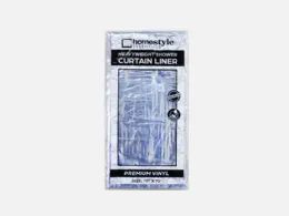 48 of Pvc Shower Curtain Liner Clr 2.4g