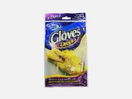 72 Pieces X-Large Kitchen Yellow Gloves - Kitchen Gloves