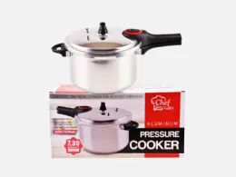 4 Pieces Aluminum Pressure Cooker 7 Liter - Pots & Pans