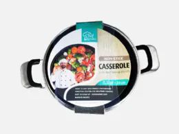6 Pieces 3.5qtnoN-Stick Casserole W/lid - Pots & Pans