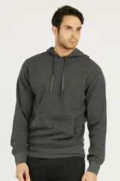 12 Wholesale Knocker Men's Waffle Fabric Pullover Hoodie Size L