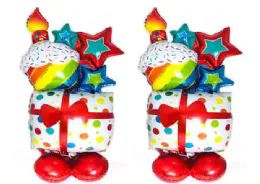 144 Pieces Balloon, Birthday Present Design - Balloons & Balloon Holder