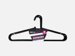 36 Pieces 3pk Black Heavy Hangers - Hangers