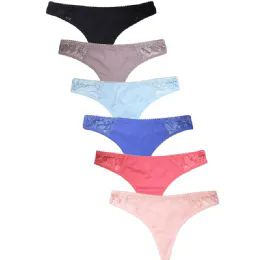432 Wholesale Sofra Cotton G String Thong Panty