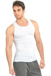 144 Pieces Knocker Men's White A-Shirts Size S - Mens T-Shirts