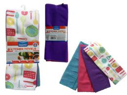 96 Wholesale 4pc Microfiber Cleaning Towels