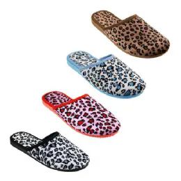 48 Wholesale Women's Leopard Slipper