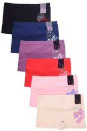 432 Wholesale Sofra Ladies Seamless Boyshort Panty