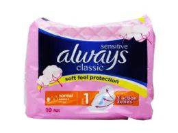 16 of 10 Count Always Pads Classic Sensitive
