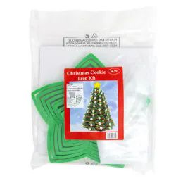 36 Units of Christmas Cookie Tree Kit 14pc - Christmas Novelties