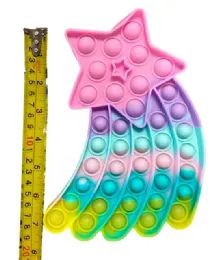 24 Wholesale Star Design Pop Up Bubble Toy