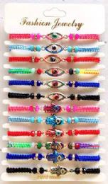 96 Wholesale Evil Eye Fashion Bracelet